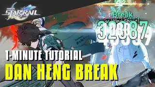 1-Minute Tutorial: How To Setup Break Dan Heng For Maximum Damage? | Honkai Star Rail