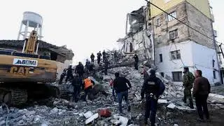 Albania earthquake  Rescuers search into the night after deadly tremor