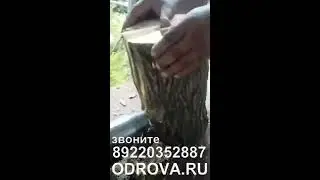 Винтовой дровокол своими руками колет клён и карагач