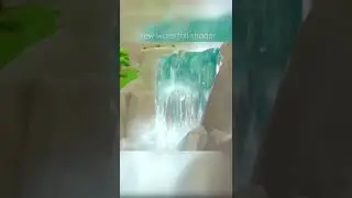 Waterfall shader in our farming lifesim game 
