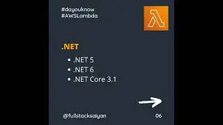 Lambda Supported Runtime #aws #serverless #shorts