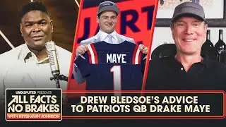 Drew Bledsoe's advice to Patriots QB Drake Maye & Falcons QB Michael Penix Jr. | All Facts No Brakes