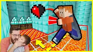 Vefa Punched the Computer, Broke the PC! (Minecraft Parkour)