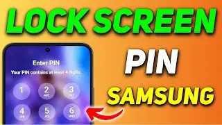 How to Set Lock Screen Pin in Samsung Galaxy M35 | Samsung Lock Screen Pin