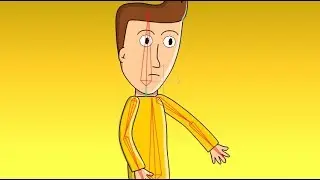 How To Make A Character In Moho 12 / Anime Studio Part 4 - Bone rigging - Animation Tutorial