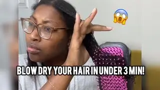 Blow Dry Your Hair In Under 3 Min! #4bhair #4chair