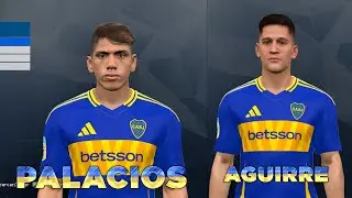 MINIFACEPACK BOCA JUNIORS 2025 (PALACIOS,AGUIRRE) | PES 2017