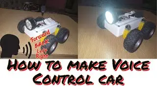 Voice Control Car by using Arduino and Voice Recognition Module | Control Car with Voice Commands