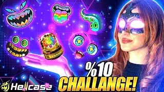 $10 CHALLANGE WITH STICKER CAPSULE ON HELLCASE  ! !! HELLCASE PROMO CODE 2025 ! Hellcase 2025