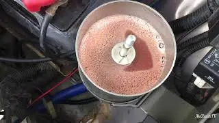 How to bleed the power steering on a Volga 31105 with a Chrysler or GAZ 406 engine.