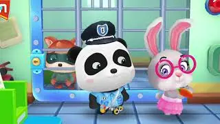 Little Panda Policeman Kiki Babybus Yok Maen !!