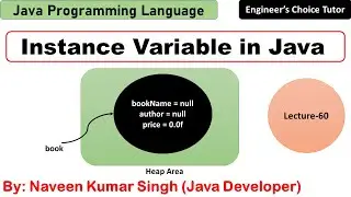 Instance Variable in Java | Java Programming Language | Java