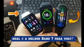 MI BAND 7, AMAZFIT BAND 7 OU MI BAND 7 PRO, QUAL É A MELHOR ? 