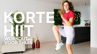 Korte hiit workout zonder rust | Thuis conditie opbouwen | The joy workout