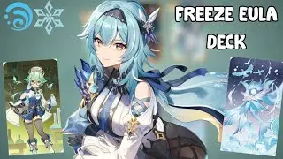 Freeze Eula Deck but with Sucrose and Oceanid! Genshin Impact TCG