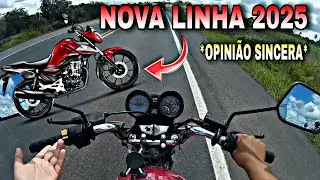 NOVA LINHA MOTOS HONDA CG 160 2025 - OPINIÃO SINCERA SOBRE A MOTO - Rafa03