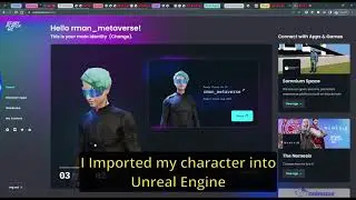 Filmed ReadyPlayerMe Avatar in UE5 as a Virtual Production test