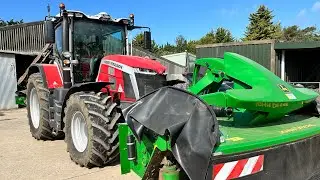 Mowing Begins! A Special Guest At The Farm!  Arcusin Up And Running!