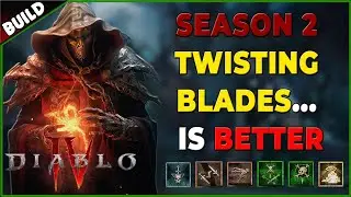 Diablo 4 - BEST Twisting Blades ROGUE META Build | 50-100 ENDGAME | T100 + Uber Viable!