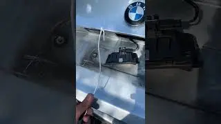 How to unlock the trunk with a dead battery BMW Series 3? 