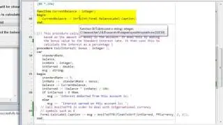 Learning Pascal 11 Sample program calculating interest rates