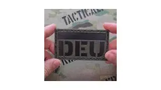 DEU Deutschland Flagge German Flag Patch