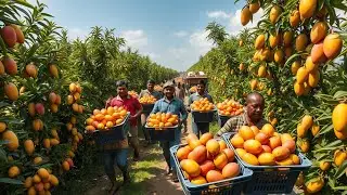 ¡El DURO TRABAJO en el cultivo de MANGOS: Así es como cultivan y cosechan MILLONES de mangos en 2024