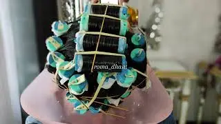permanent beach waves pakai gulungan besar full