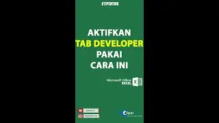 Cara Mengaktifkan Developer Mode Excel #shorts