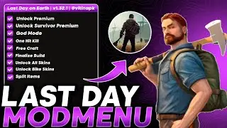 MOD MENU LAST DAY ON EARTH UPDATED |v1.32.1| UNLOCK PREMIUM GOD MODE ONE HIT KILL FREE CRAFT