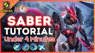 4-Minute Saber Tutorial in the Jungle || (MLBB S38) 2025
