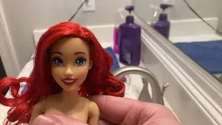 Let’s wash Mattel  2023 Ariel’s hair