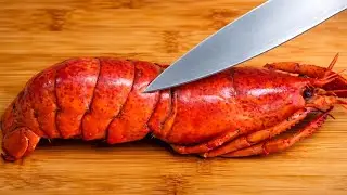 Cómo cortar y partir bogavante 🔪🦞para hacer con arroz o a la plancha