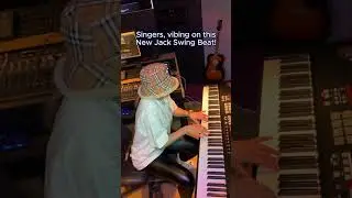 Singers, vibing on this New Jack Swing Beat!