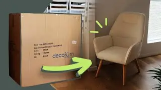 Unboxing a Fleece Sofa Chair from Decofurn