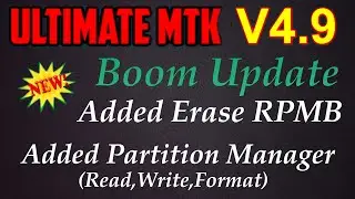 Umt Mtk V4.9 Boom Update Addes Erase RPMB Nd Partition Manager 2022