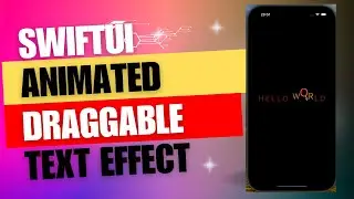 Draggable Text Animation in SwiftUI