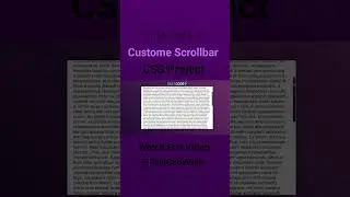 Create Custom Scrollbar Using CSS | Fast Code