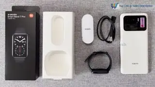 Xiaomi Mi Band 7 Pro - Unboxing & Pairing | GPS NFC Smartband | Global International Smart Band