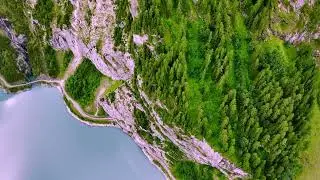 Gigerwaldsee und Baustelle, Gigerwaldlake and construction site