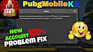 💫Pubgmobile KR_ you are not in JP/KR region 😰_Problem fix💯🥳 #pubgmobilekr #region #problemfix