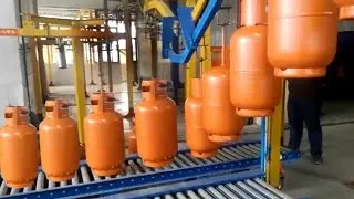 The process of restoring the liquefied gas cylinder shell is extremely perfect
