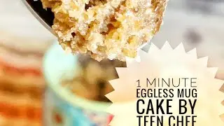 1 minute eggless chocolate mug cake by teen chef