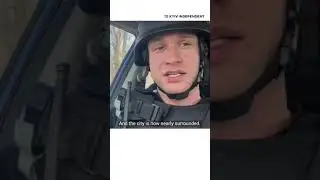 Иностранный корреспондент покидает Авдеевку и говорит что она практически окружена.