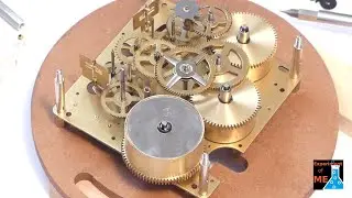 Take apart, clean and put back together a spring wound wall clock.