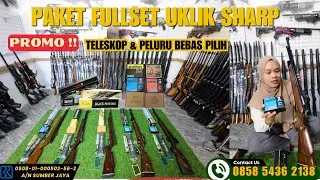 HARGA FULLSET 5 SENAPAN UKLIK SHARP COCOK UNTUK PEMULA