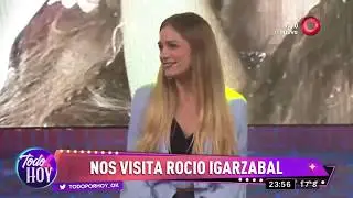Rocio Igarzabal cierra el programa "Todo por hoy" a pura musica