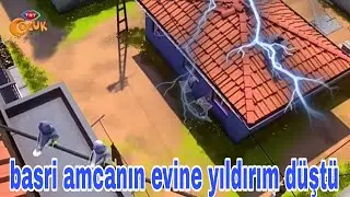 Basri amcanın evine Yıldırım düştü