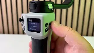 Weebill 3E customize Gimbal settings in the menu