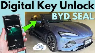 Unlock BYD Seal EV with Samsung Galaxy Ultra phone digital key - Use mobile phone as car key